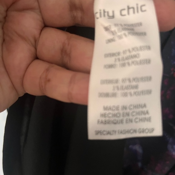 City Chi women's XL hummingbird dress - Picture 6 of 6